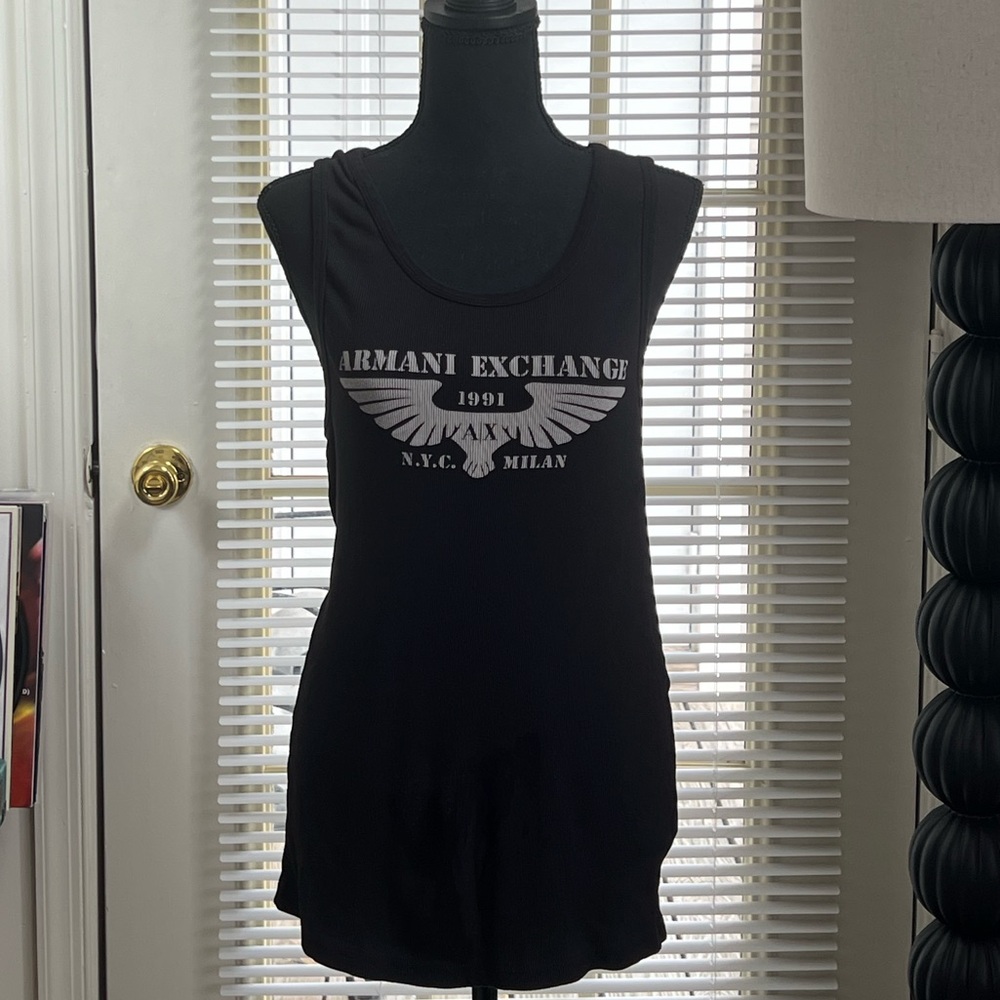 Armani Exchange Black Tank Top